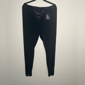SOFT MESH OPEN-BACK CROTCHLESS LEGGING